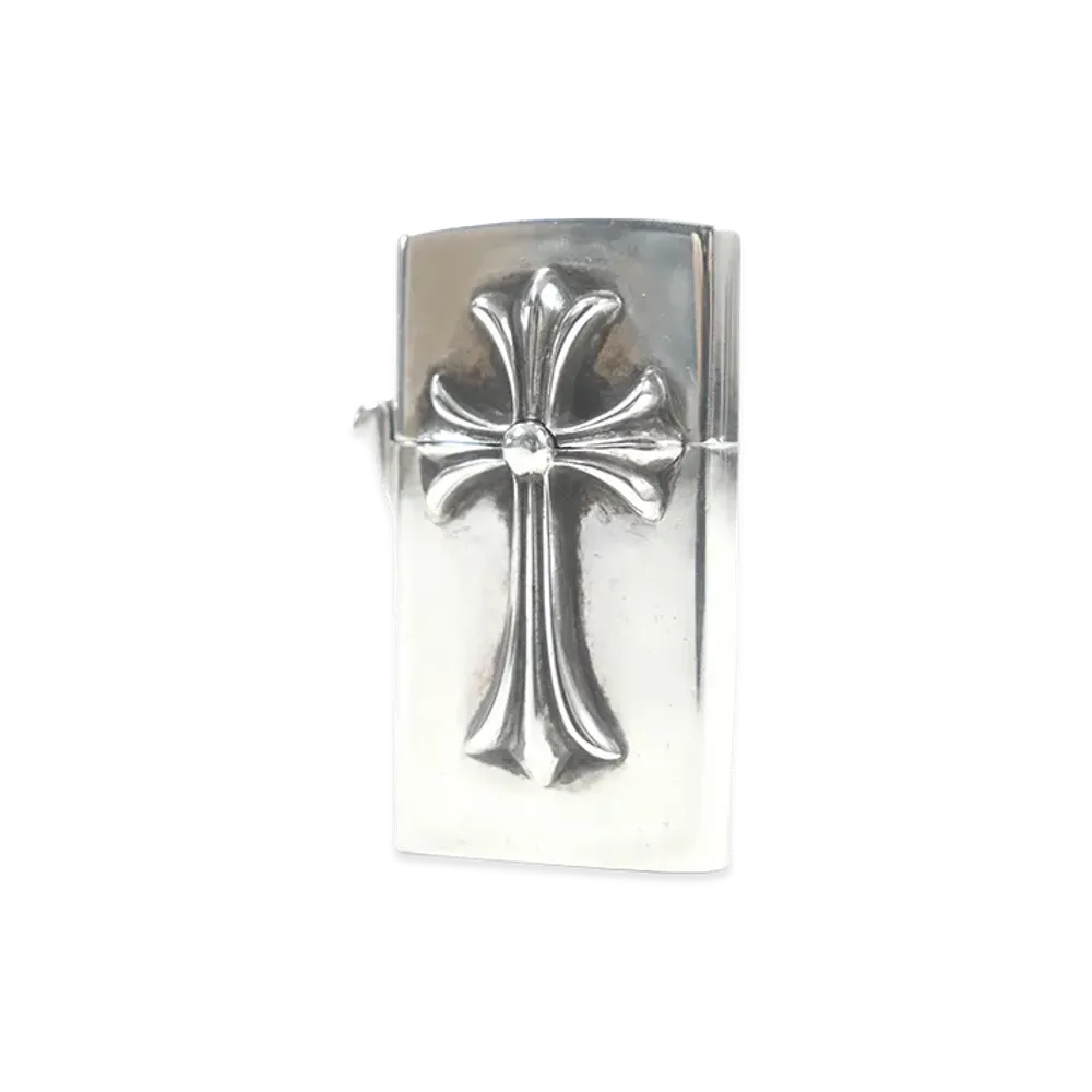 Chrome Hearts V2 Small CH Cross Narrow Zippo Lighter Silver 925 "Silver"