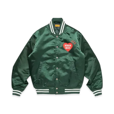 HUMAN MADE Nylon Stadium Jacket "Green"