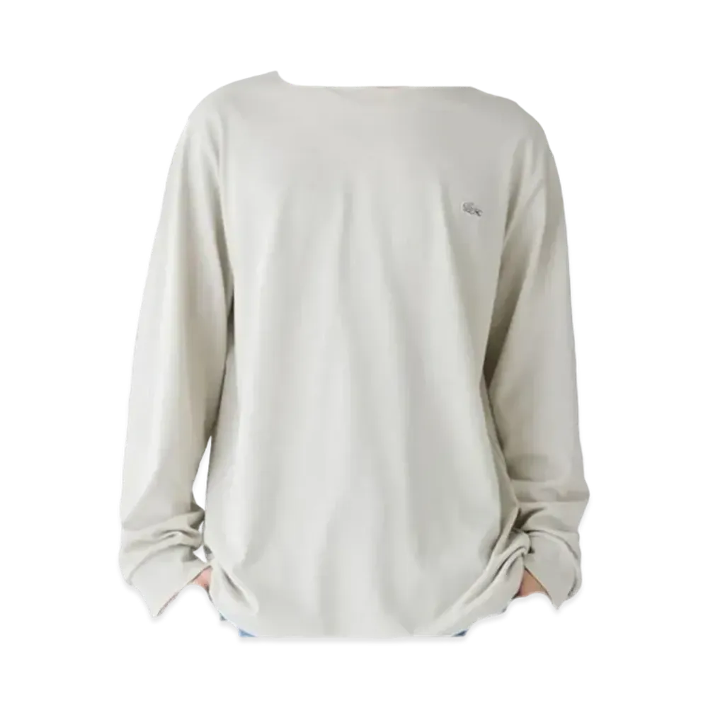 LACOSTE Basic Long Sleeve T-Shirt "Stone"