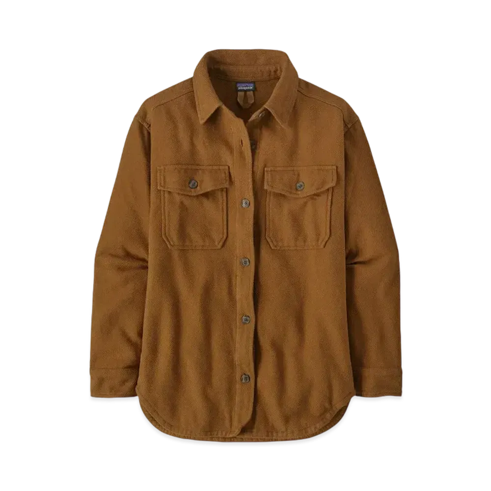 Patagonia Women's Fjord Loft Overshirt Jacket "Brown"