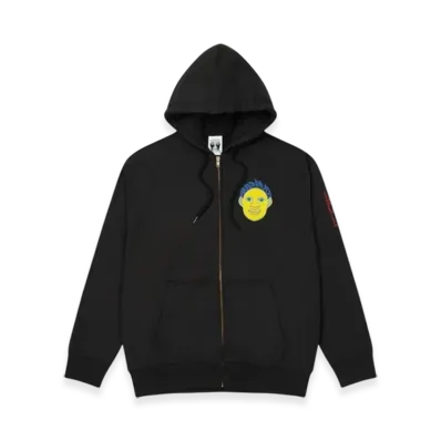 PALACE Suburban Bliss Elf Head Patch Zip Hood "Black"