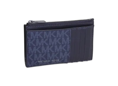 MICHAEL KORS Cooper Slim Zip Wallet "Black"