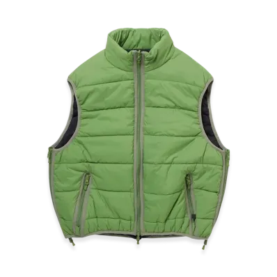 DAIWA PIER39 W'S Tech Reversible Climbers Puff Vest "Green x Black"