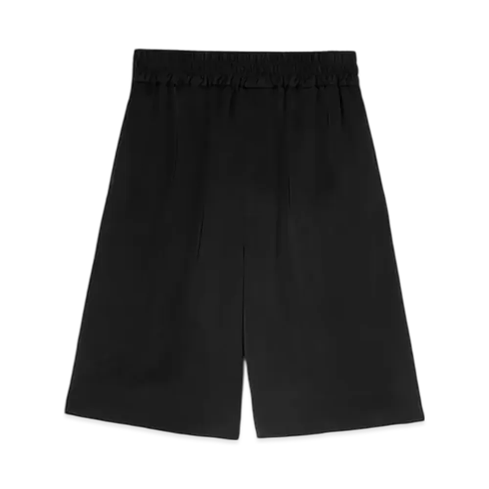 Jil Sander Fluid Viscose Shorts "Black"
