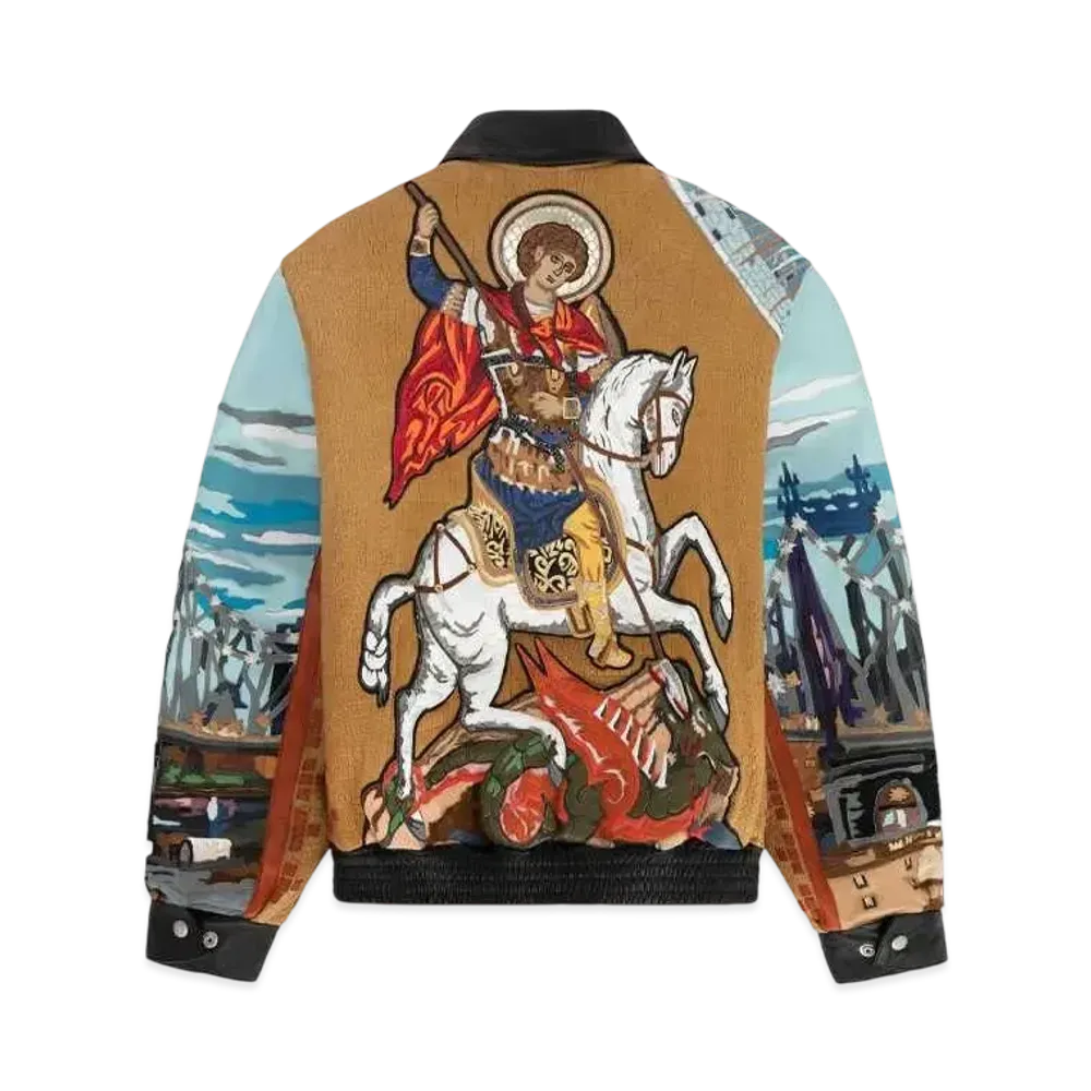 Aime Leon Dore x Jeff Hamilton Anniversary Leather Jacket "Multi"