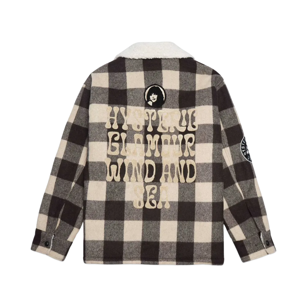 WIND AND SEA x HYSTERIC GLAMOUR Ranch Coat "Beige"