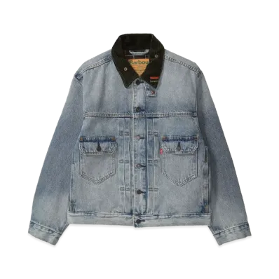 Levi's x Barbour Type II Denim Trucker "Washed Indigo"