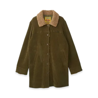 HYSTERIC GLAMOUR Fleece-Lined Trench Coat "Khaki"