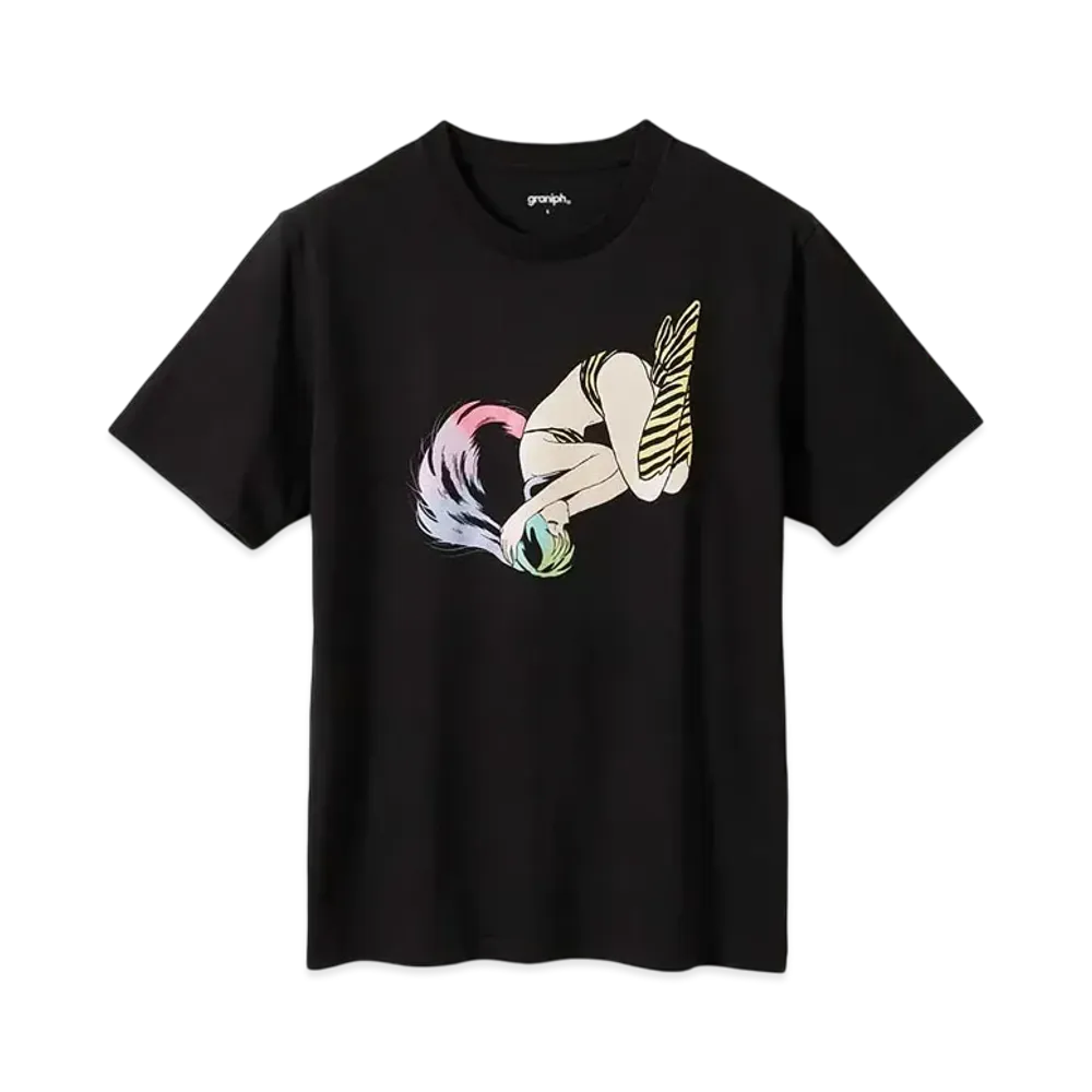graniph x Urusei Yatsura Boy Meets Girl ACT.1 T-Shirt "Black"