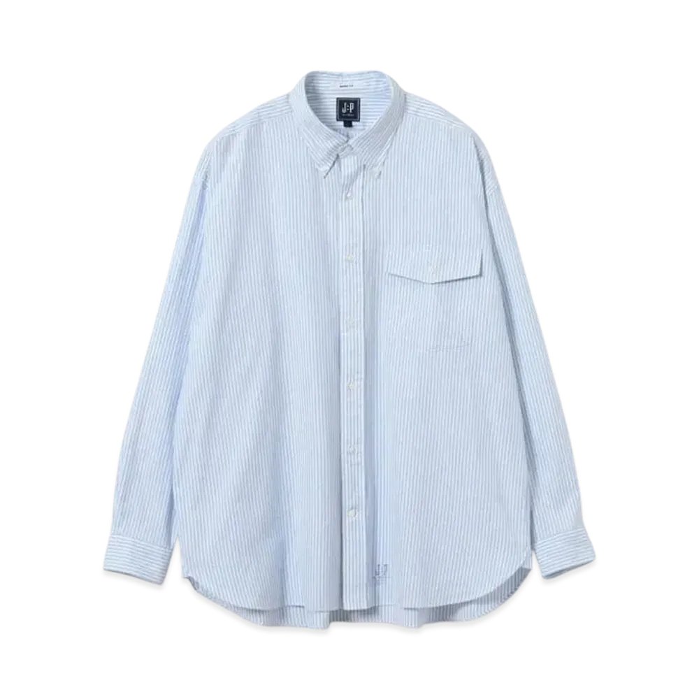 B:MING by BEAMS x J.PRESS ORIGINALS Oxford Button Down Shirt "Blue ST"