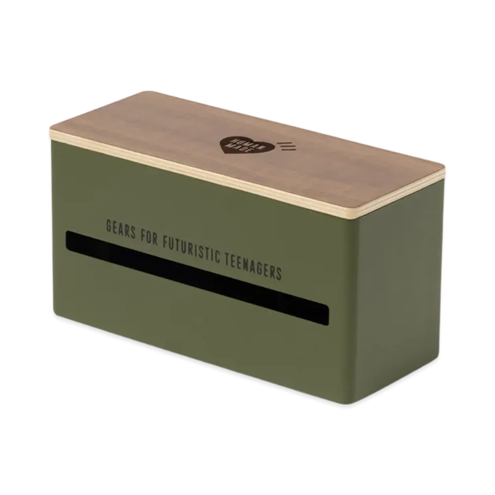 HUMAN MADE Steel Tissue Case "Olivedrab"