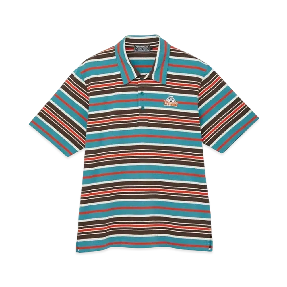 HYSTERIC GLAMOUR See No Evil Patch Shirt "Blue"