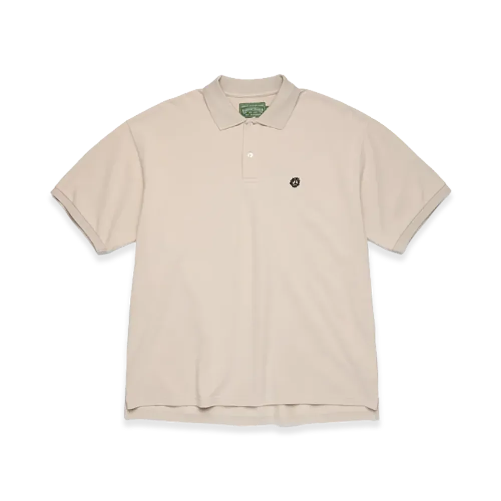 DENIM TEARS Peace Wreath Polo "White"