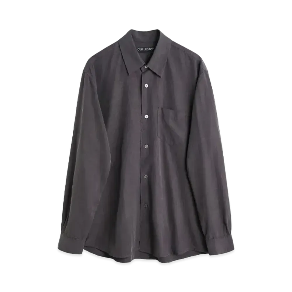 OUR LEGACY Initial Shirt Lyocell "Ash Grey"