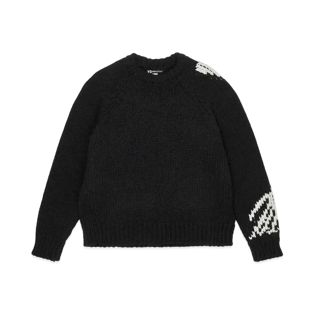 Y-3 PALACE Knit Crew "Black"
