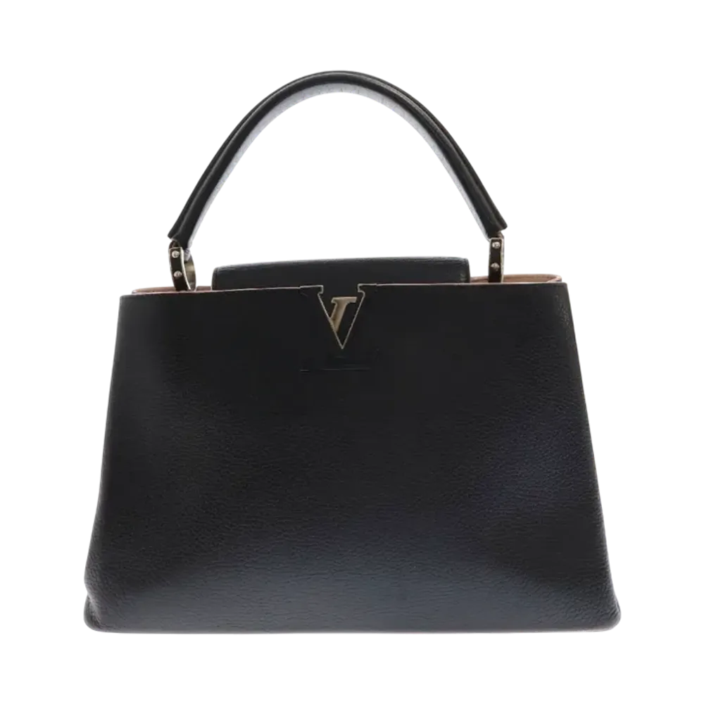 Louis Vuitton Capucines MM "Noir/Pink"