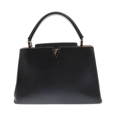 Louis Vuitton Capucines MM "Noir/Pink"