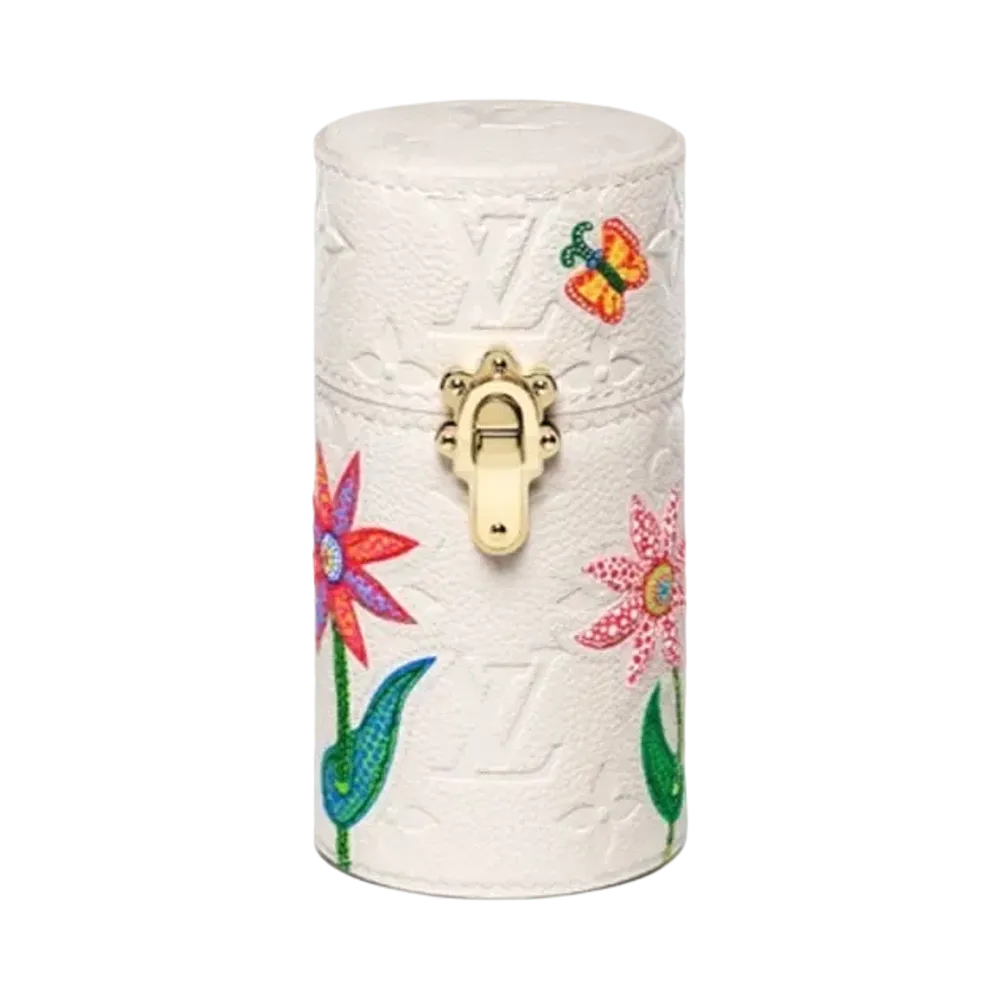 Louis Vuitton x Yayoi Kusama Flowers 100ml Travel Case "Blanc"