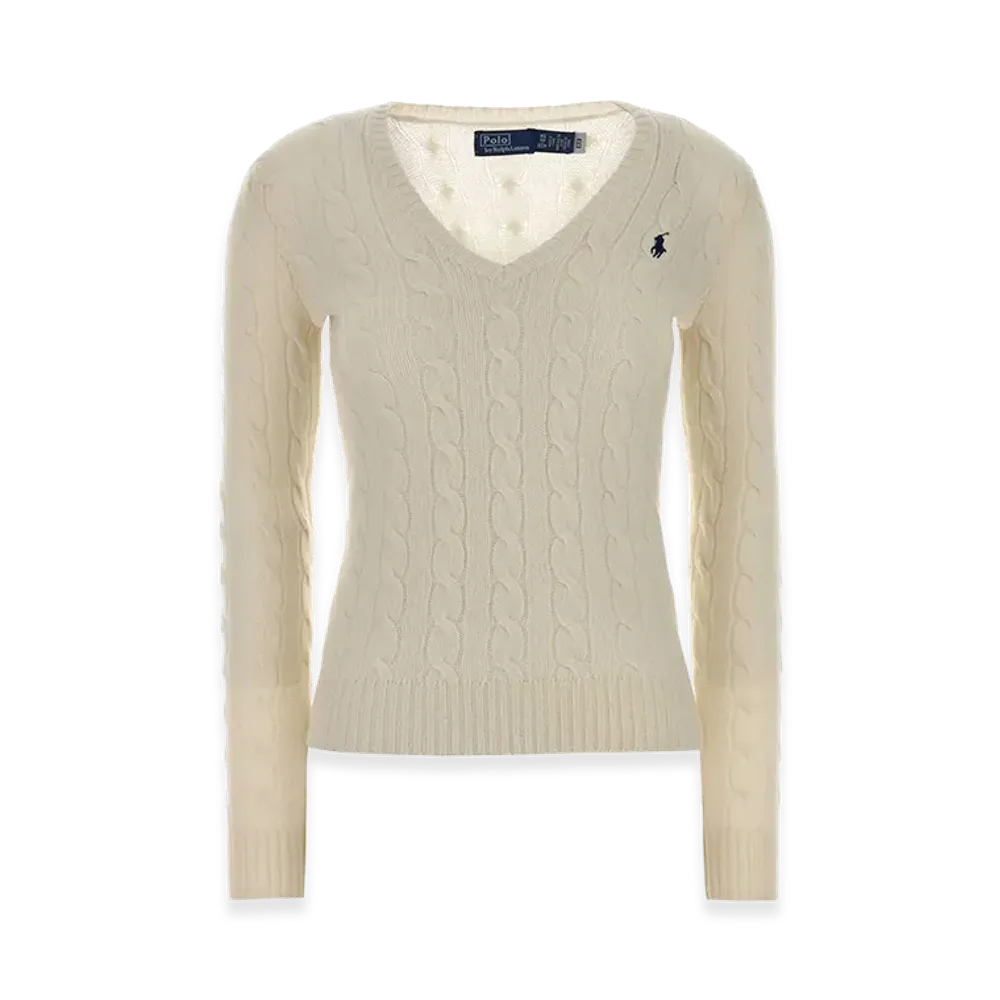 Polo Ralph Lauren Women's Wool Blend Sweater "White"