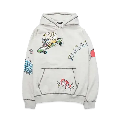 XLARGE GOOD TIME HOODED SWEATSHIRT "OFF WHITE"