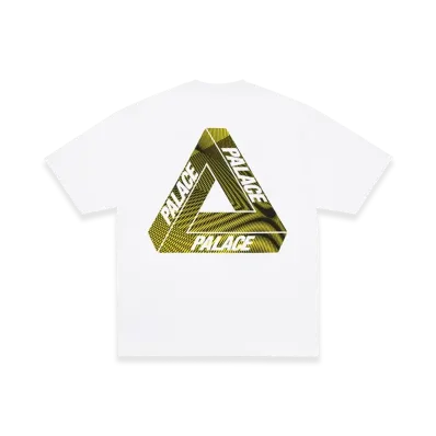 PALACE Tri-Vex T-Shirt "White Yellow"
