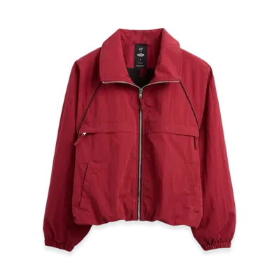 Gap x Stranger Things Flannel Lined Track Jacket "New Classic Red"