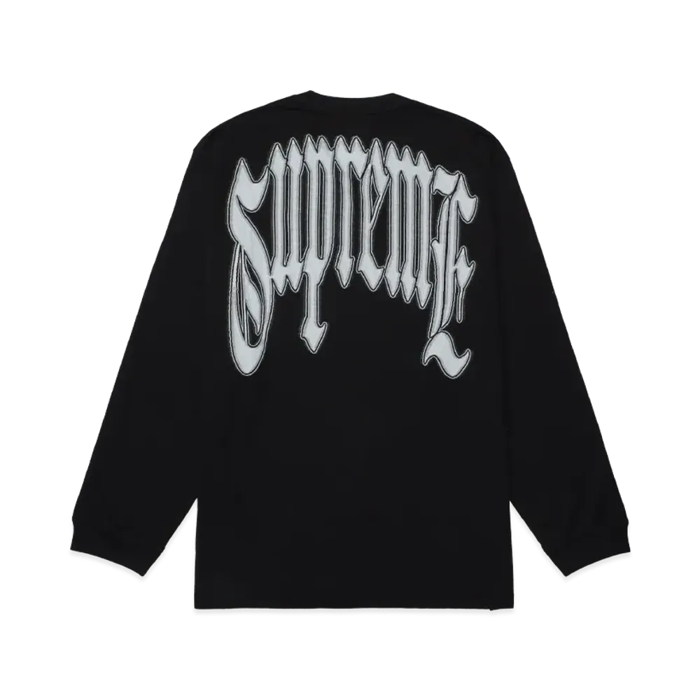 Supreme Intarsia L/S Top "Black"