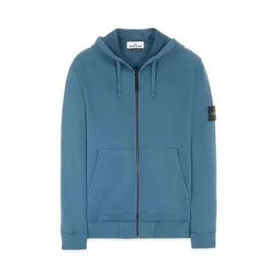 Stone Island 64220 BRUSHED COTTON FLEECE "Teal"