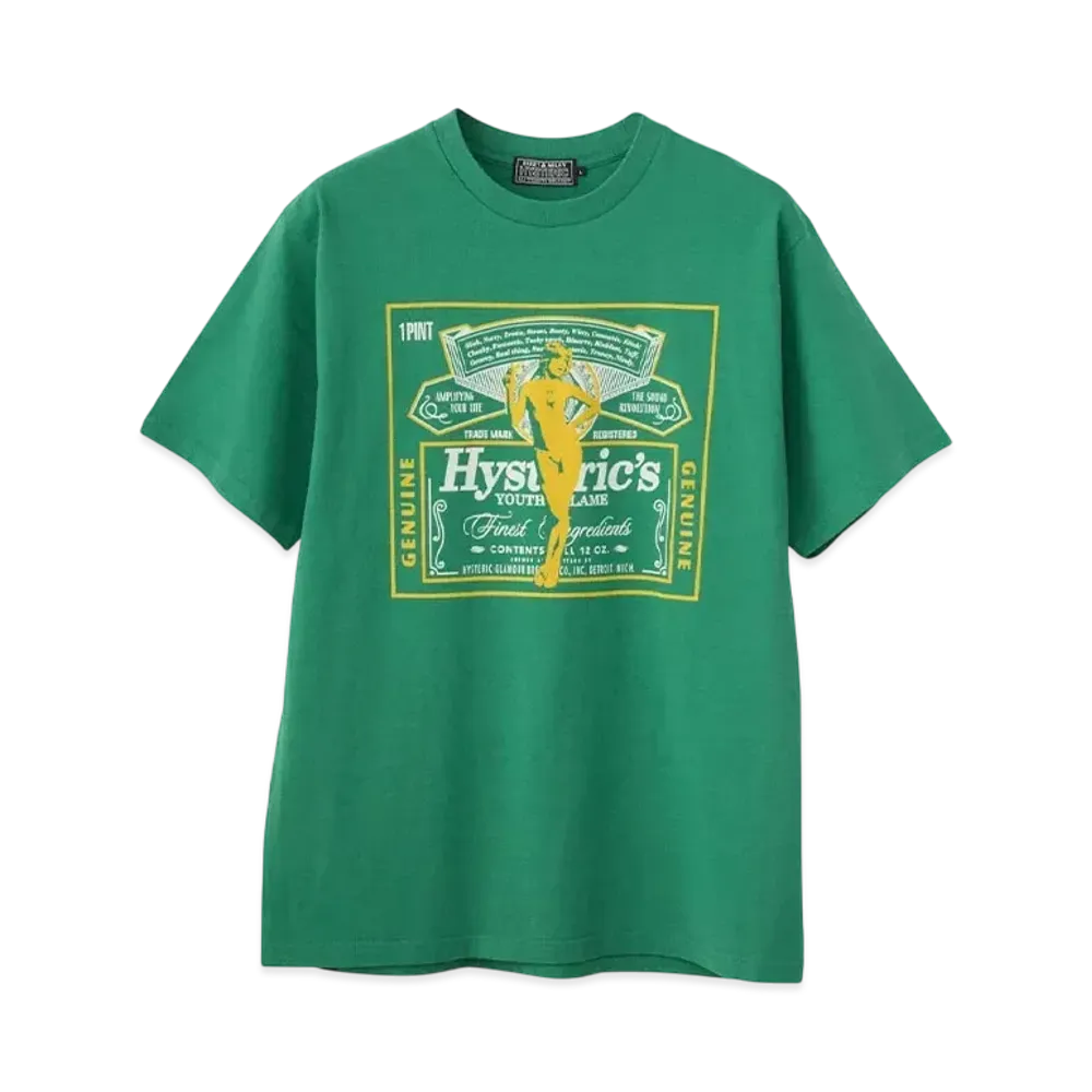HYSTERIC GLAMOUR Hg Label T-Shirt "Green"
