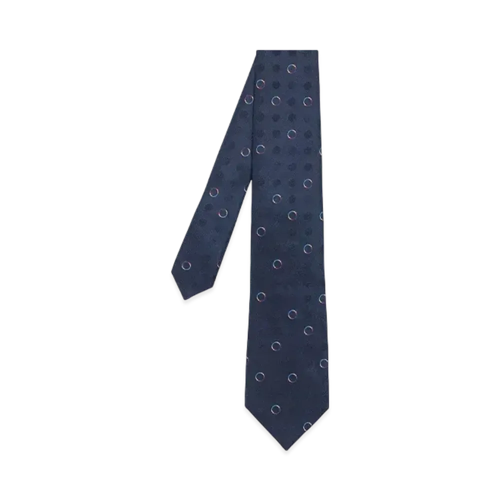 Paul Smith Multi-Colored Tie "Navy"
