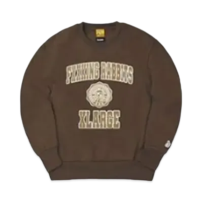 XLARGE x FR2 Crew Neck Sweat "Brown"