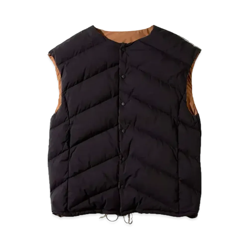 F/CE. x NANGA FT Down Reversible Vest "Black"