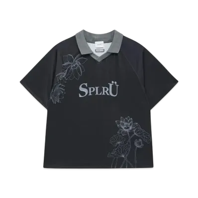 SPLR x Bless U Lotus Game Shirts "Black"