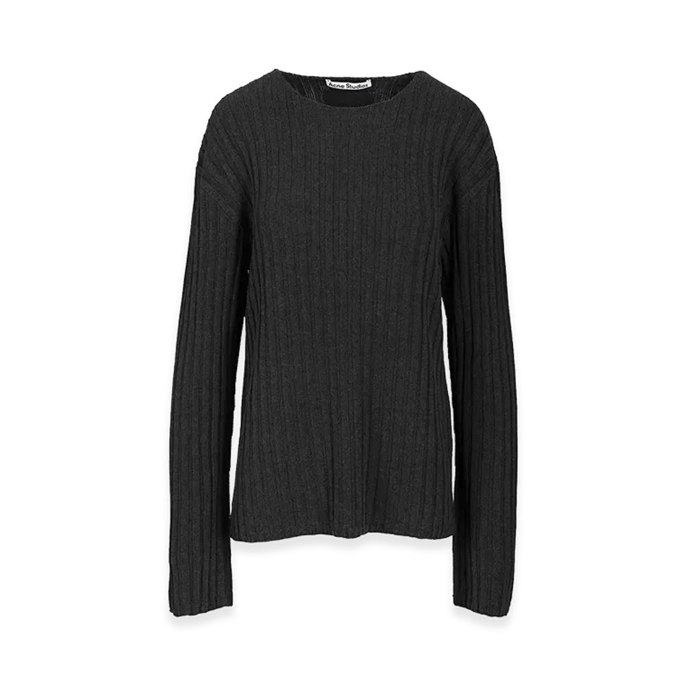 Acne Studios Women's Crew Neck Sweater "Gray"