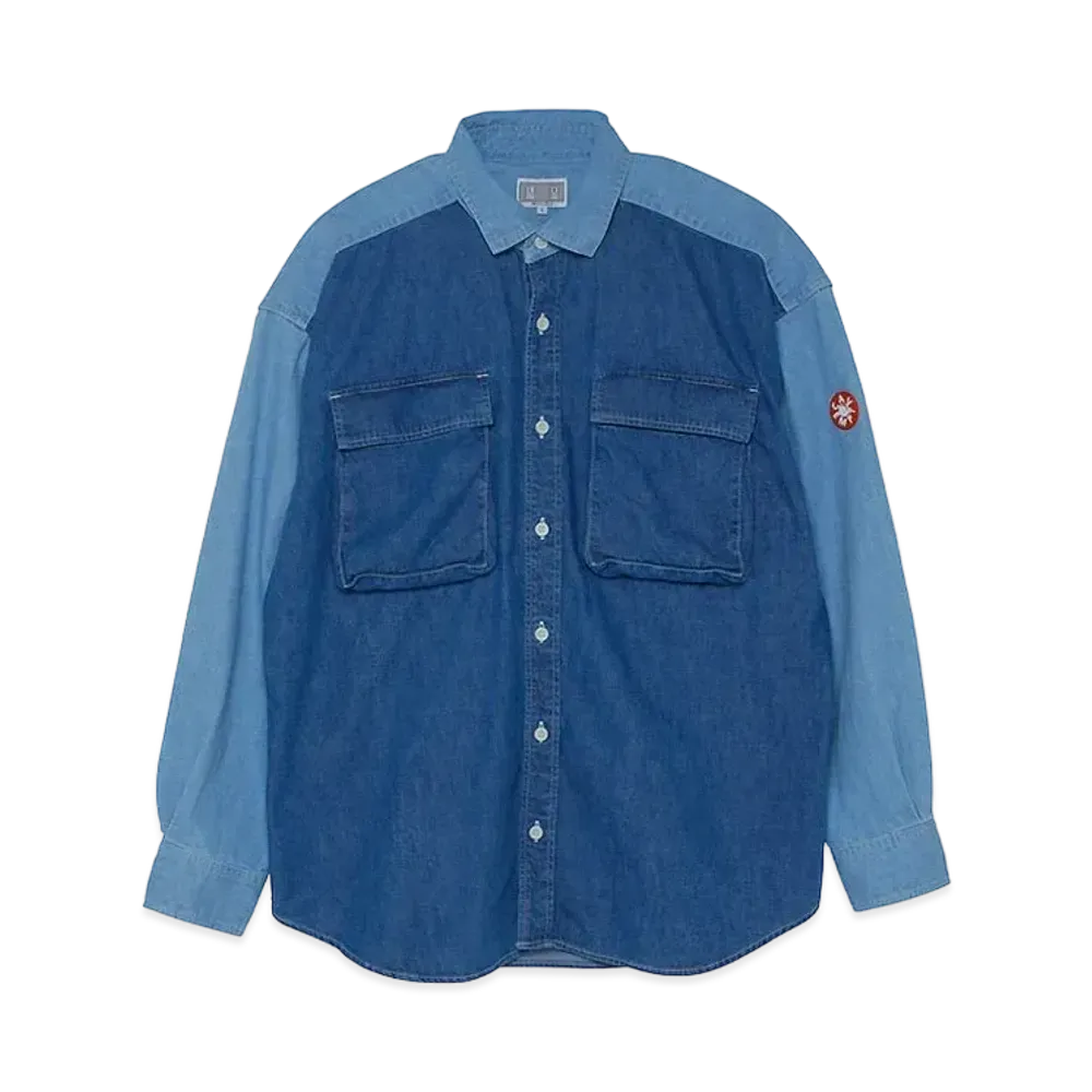 Cav Empt (C.E) TWO COLOUR DENIM SHIRT "Denim"