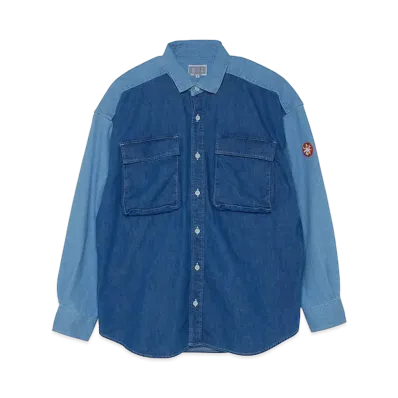Cav Empt (C.E) TWO COLOUR DENIM SHIRT "Denim"
