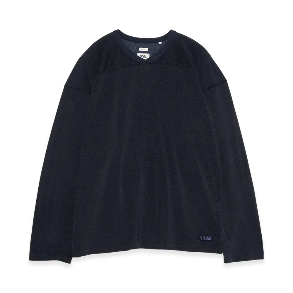 nanamica Rayon Cotton L/S Tee "VintageNavy"