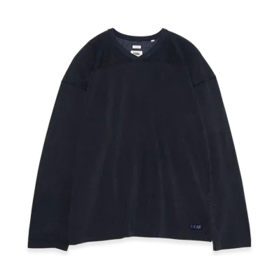 nanamica Rayon Cotton L/S Tee "VintageNavy"