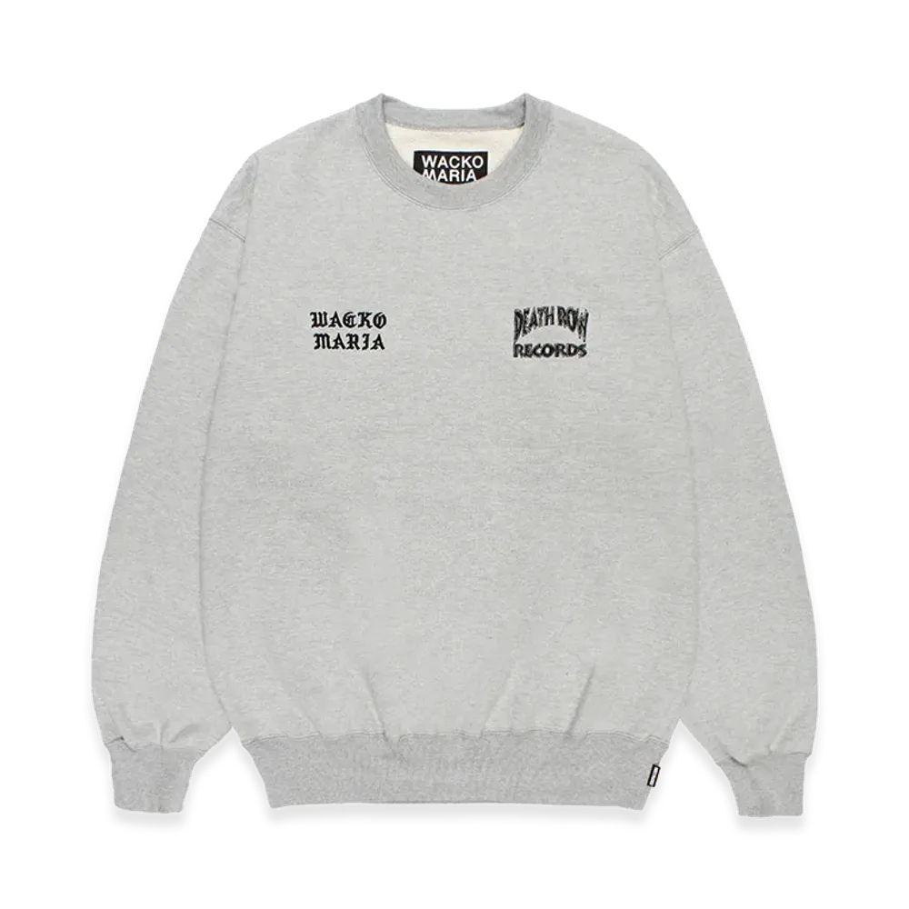 WACKO MARIA Death Row Records / Heavy Weight Sweat Shirt "Gray"