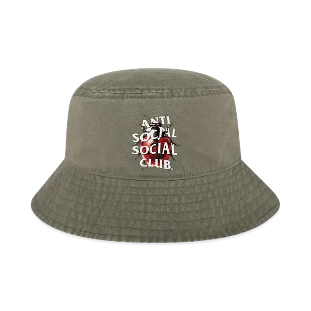 ANTI SOCIAL SOCIAL CLUB Bug Out Bucket Hat "Fatigue Green"