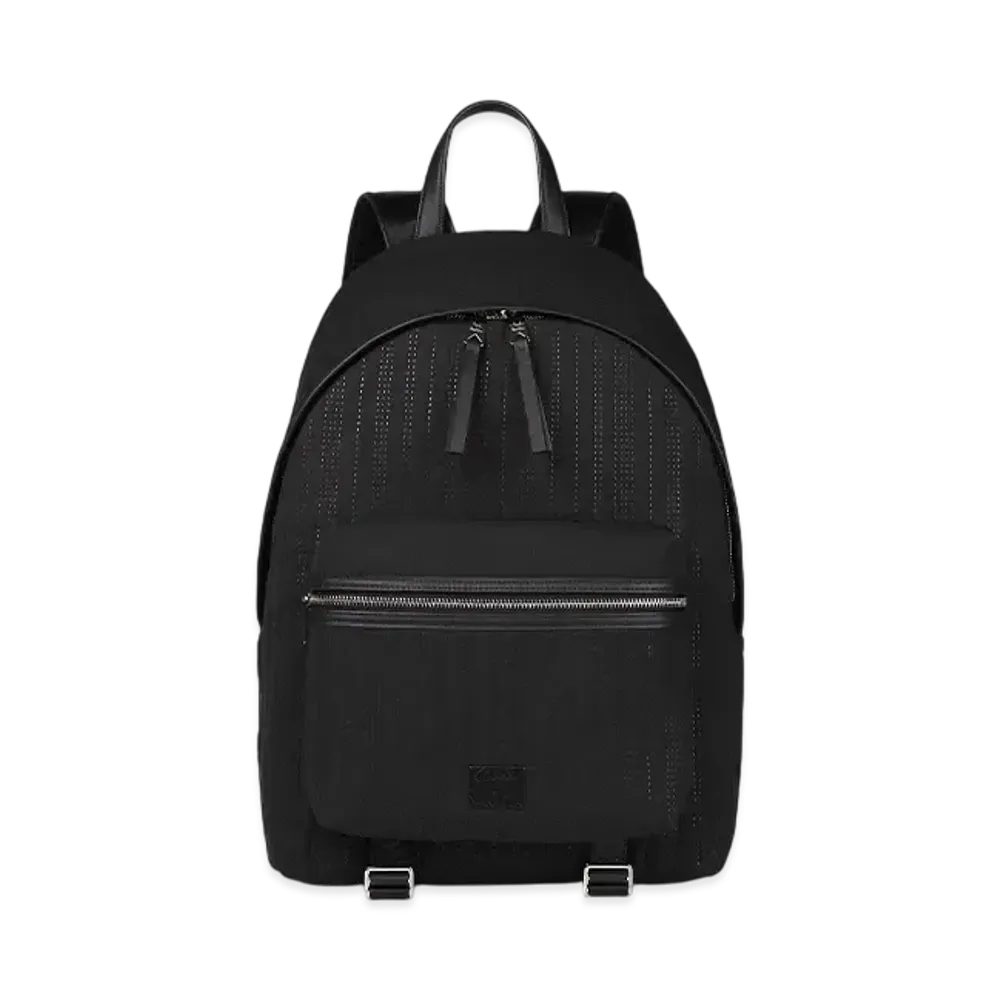 Paul Smith Quilted Shadow Stripe Backpack "Black"