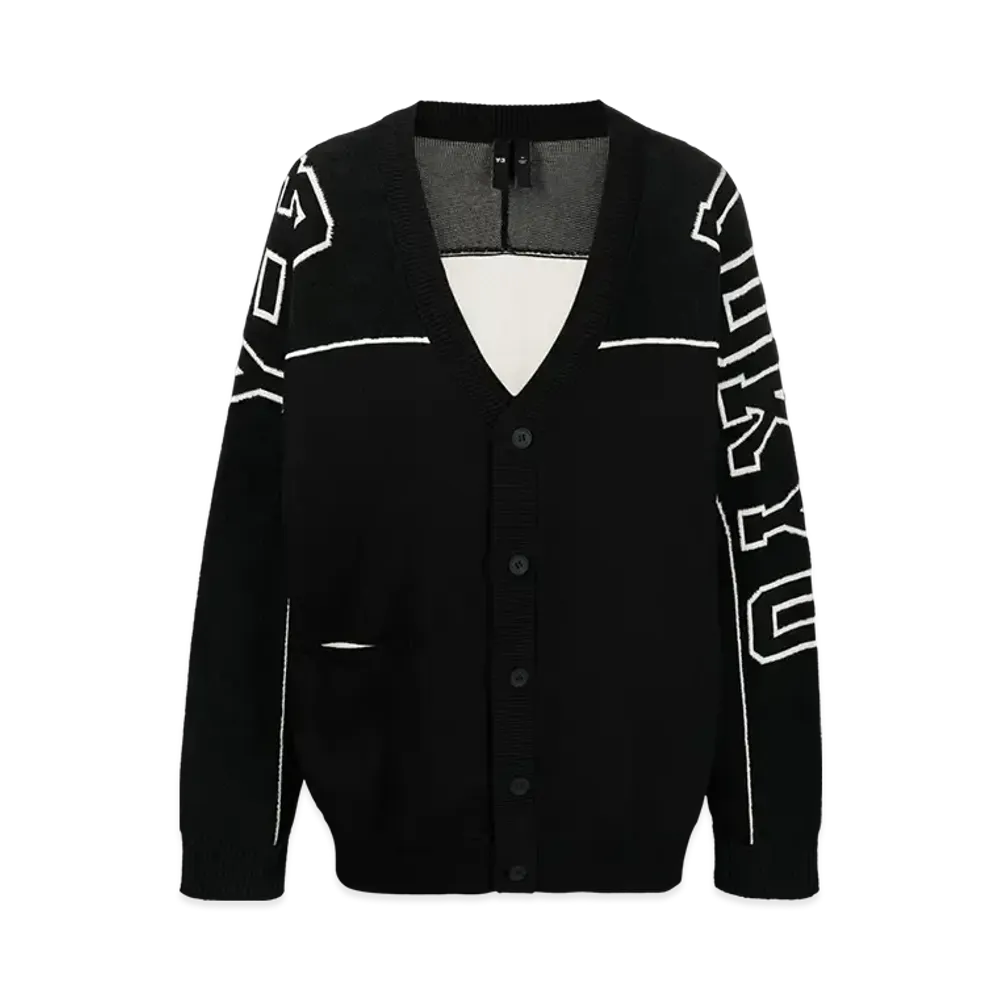Y-3 GFX Knit Cardigan "Black"