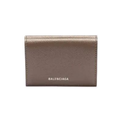 BALENCIAGA Ville Mini Wallet "Gray"