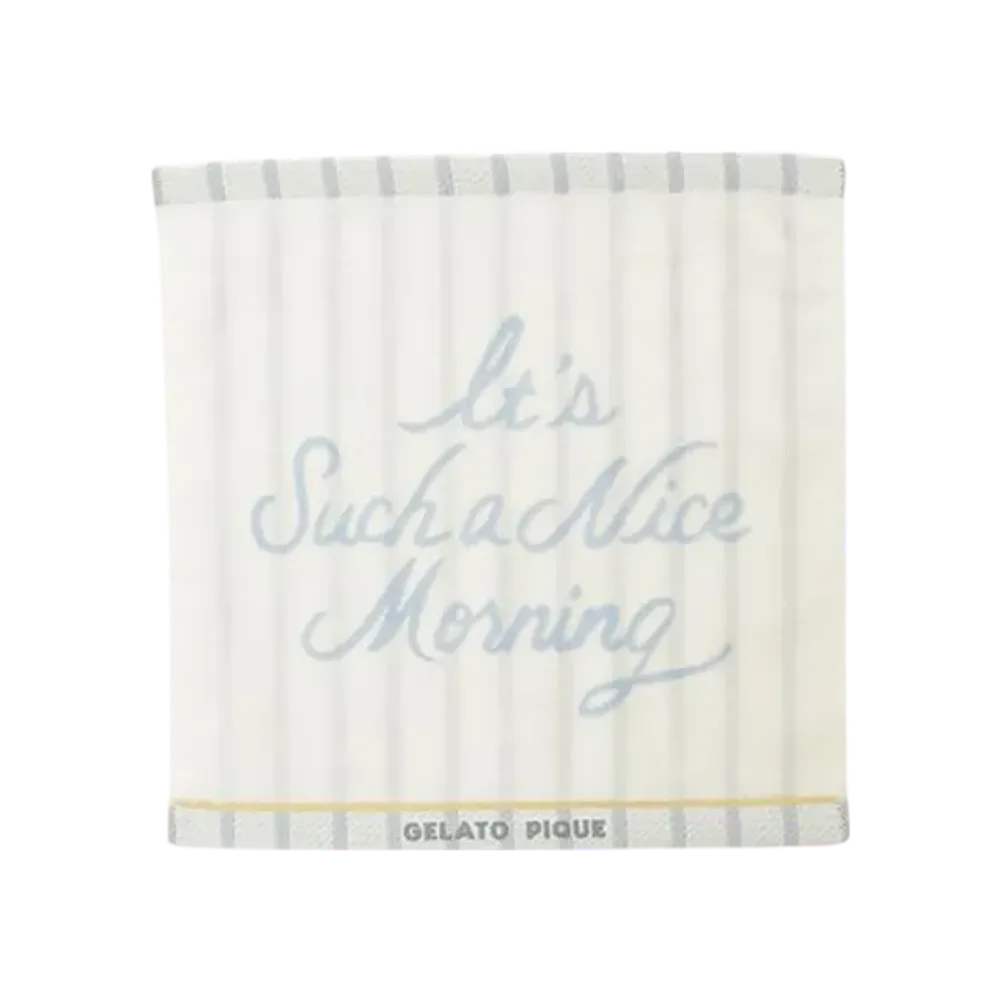 GELATO PIQUE Morning Pattern Hand Towel "Blue"