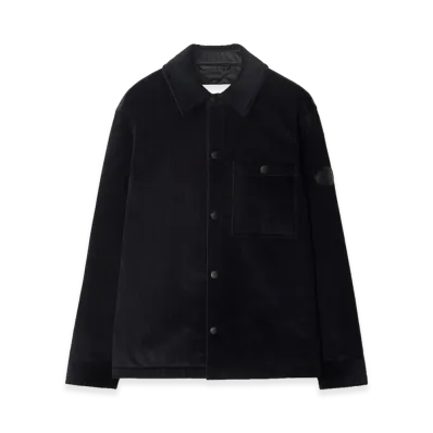 Burberry Corduroy Overshirt "Twilight Blue"