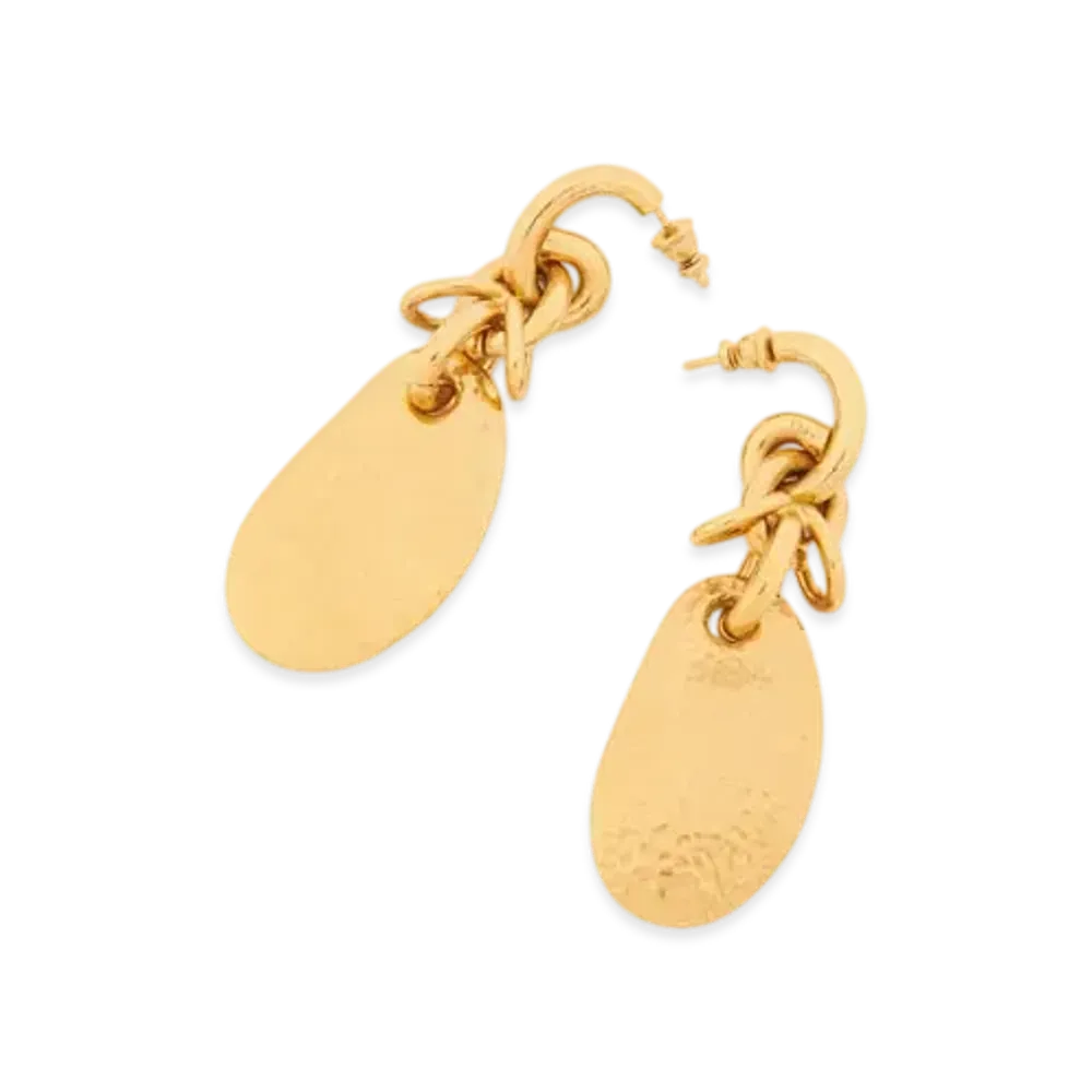 Chloe The Chloe Petal earrings "Vintage Gold"