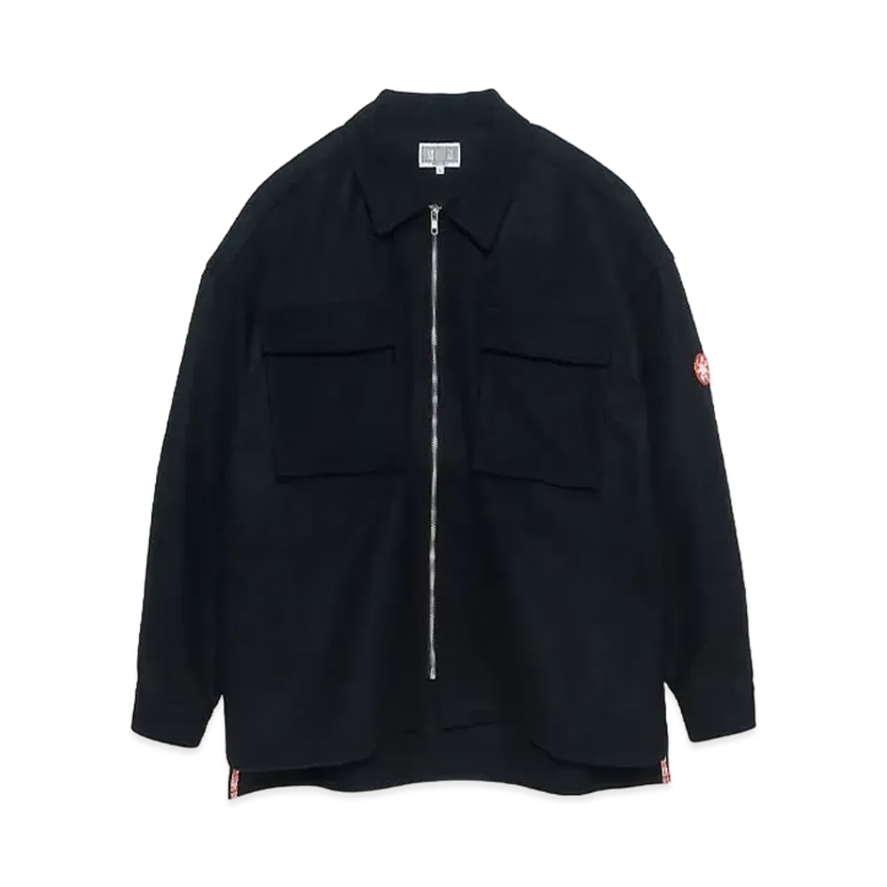 Cav Empt (C.E) WOOL ZIP SHIRT JACKET "Black"