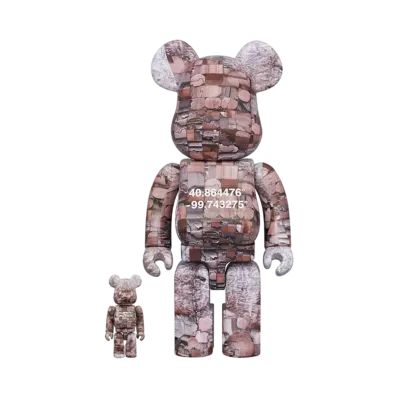 Bearbrick Benjamin Grant OVERVIEW NEBRASKA 100% & 400%