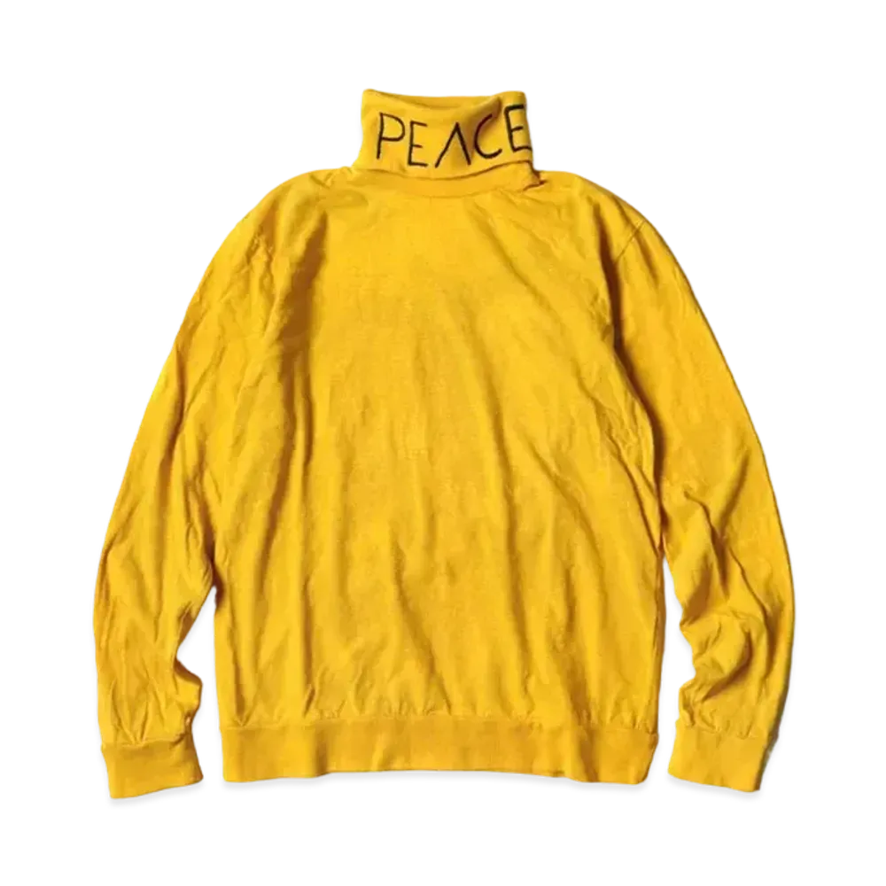 KAPITAL 18.5 India High Neck Long Tee "Yellow"