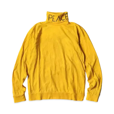 KAPITAL 18.5 India High Neck Long Tee "Yellow"